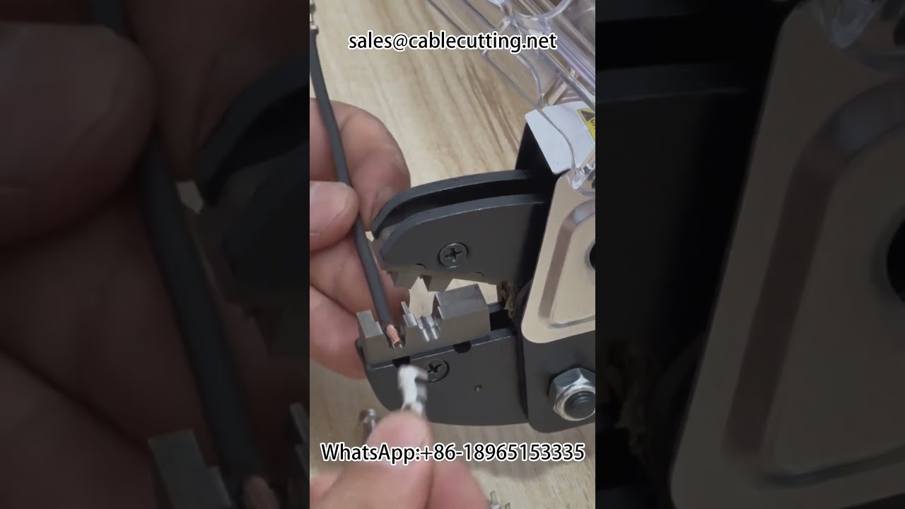 Terminal Crimping Machine, Crimp Insert Spring Terminals #machine