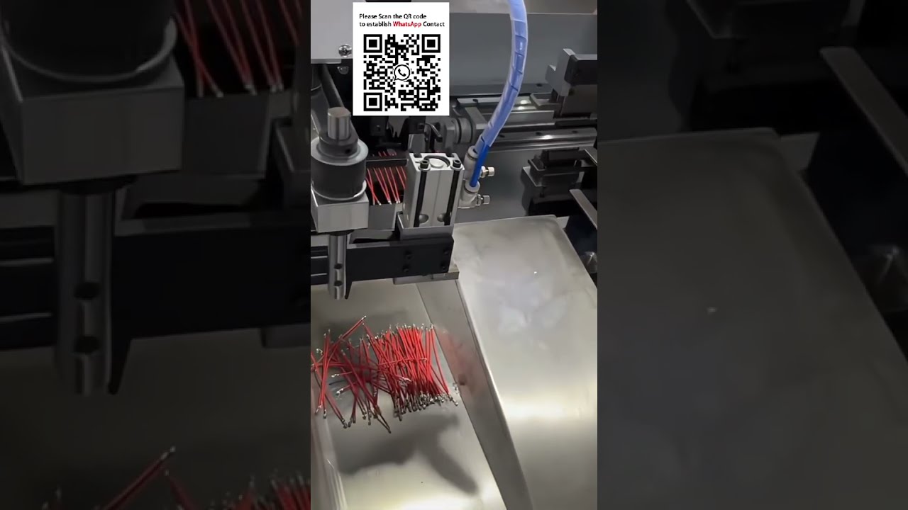 High Output Servo Double End Crimping Machine 1 to 8 Wire Processing #Smart Manufacturing