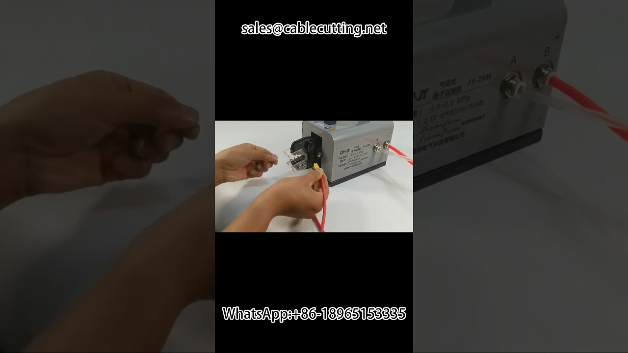 Πνευματική πένσα κρίμπινγκ με εναλλάξιμα καλούπια για διάφορους ακροδέκτες