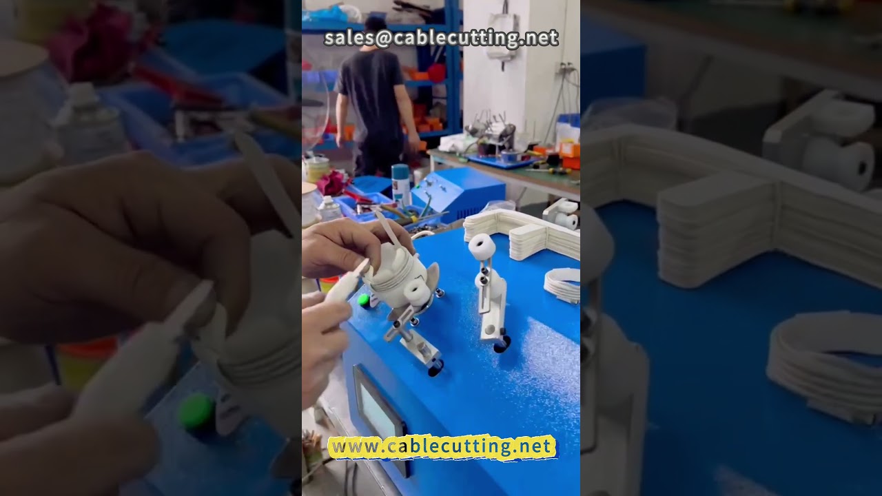 14  Data wire winding machine # wire processing # data wire # winding machine # wire harness process