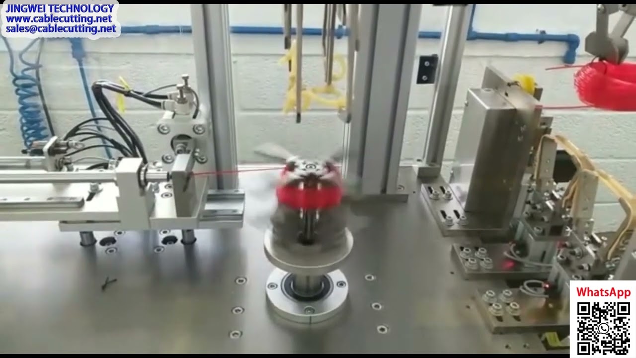 Automatic Trimmer Line Winder & Tyer for Brazilian Client  Smooth Operation