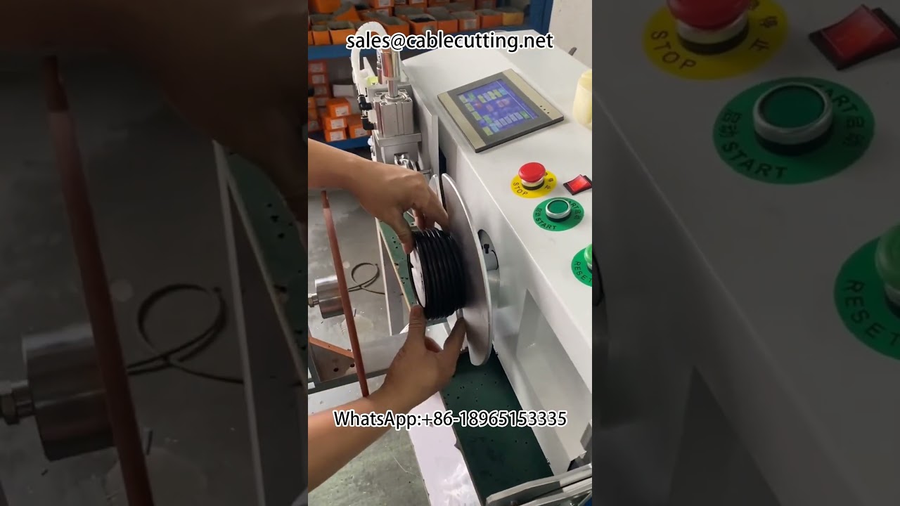 Αυτόματη Μηχανή Μέτρησης Μέτρων, Κοπής Σειρών, Περιέλιξης και Δέσιμου #Μέτρηση Μέτρων και Περιέλιξη #Σύρμα
