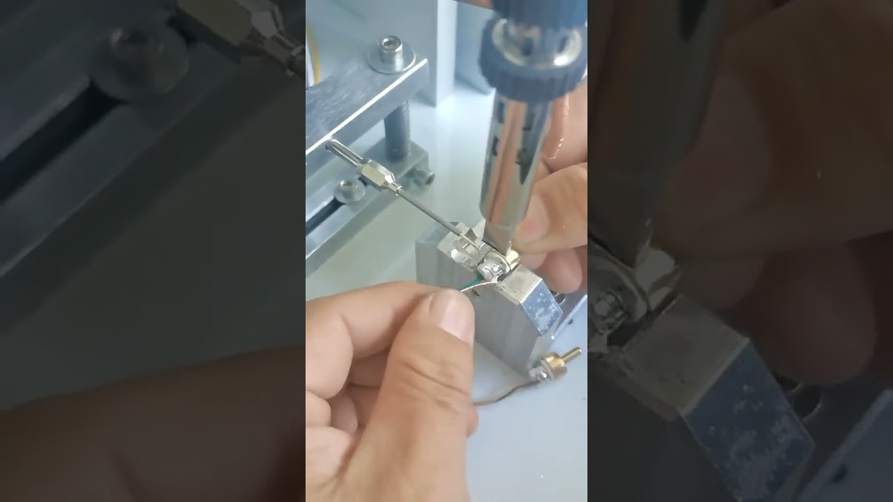 Ημιαυτόματη Μηχανή Συγκόλλησης με Ποδοδιακόπτη για USB, PCB & LED