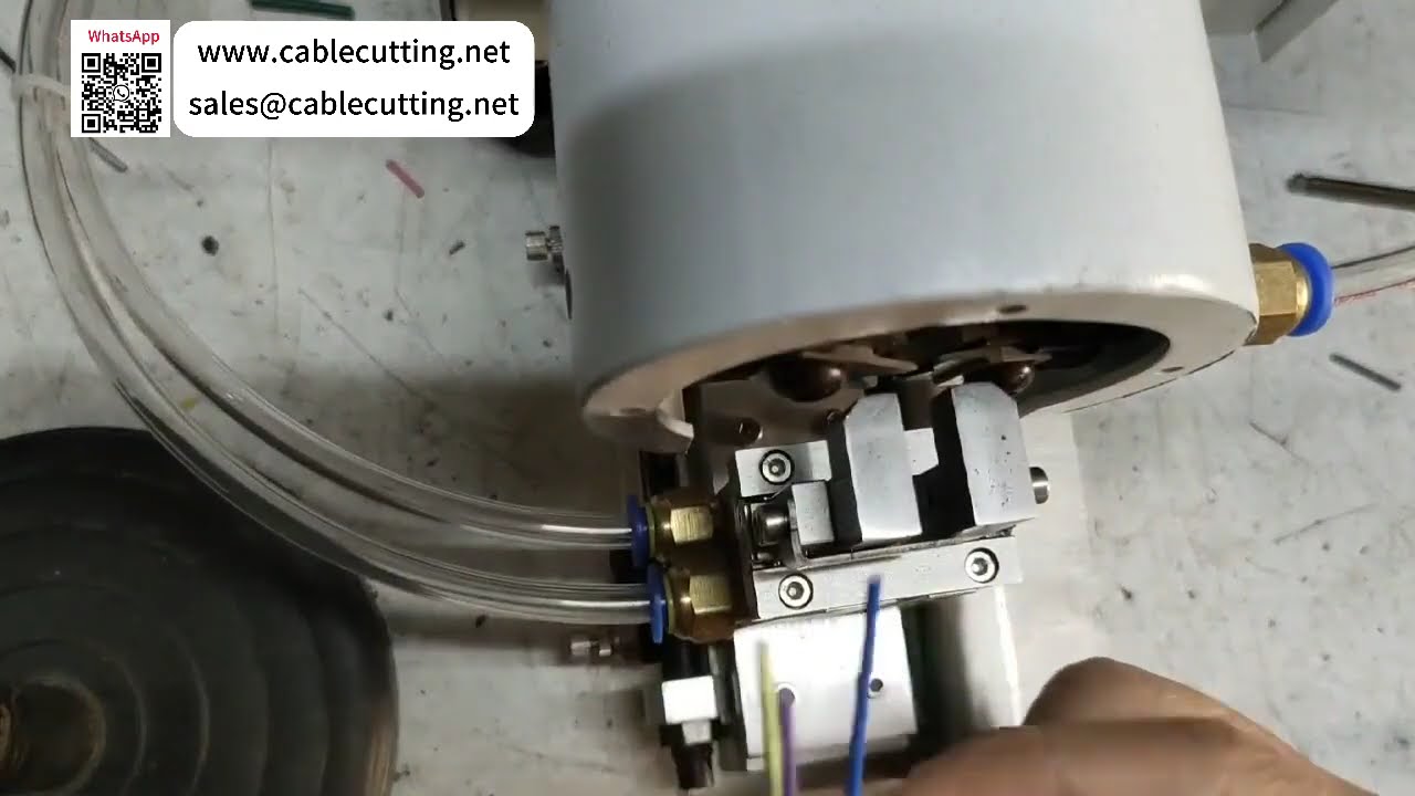 Pneumatic Wire Stripping and Twisting Machine with Auto Clamping for High Consistency