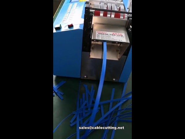 Automatic steel wire covered with PE cutting machine, Steel bands cutting machine