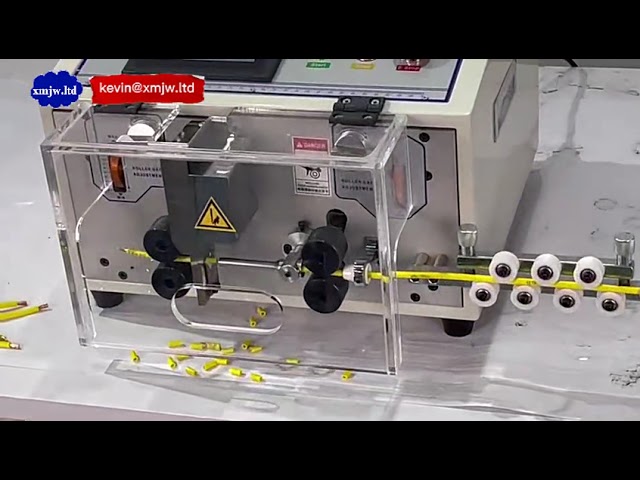 Fully Electric Universal Touch Screen Automatic Copper Cable Wire Cutting Stripping Machine
