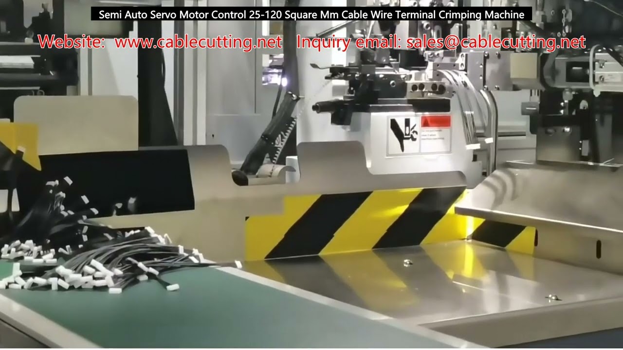 Ημιαυτόματη Μηχανή Σύνδεσης Καλωδίων 25-120 τ.χ. με Σερβοκινητήρα