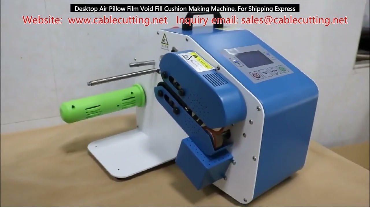 Desktop Air Pillow Film Void Fill Cushion Making Machine, For Shipping Express