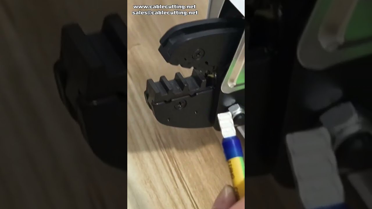 Electric Crimping Machine Crimping 25 sq mm Tube Terminals #factory #machine