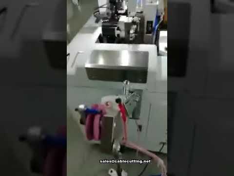 Πλήρως αυτόματη διπλής κεφαλής μηχανή κοπής, απογύμνωσης και σύμπτυξης λεπτών καλωδίων (0-38mm)