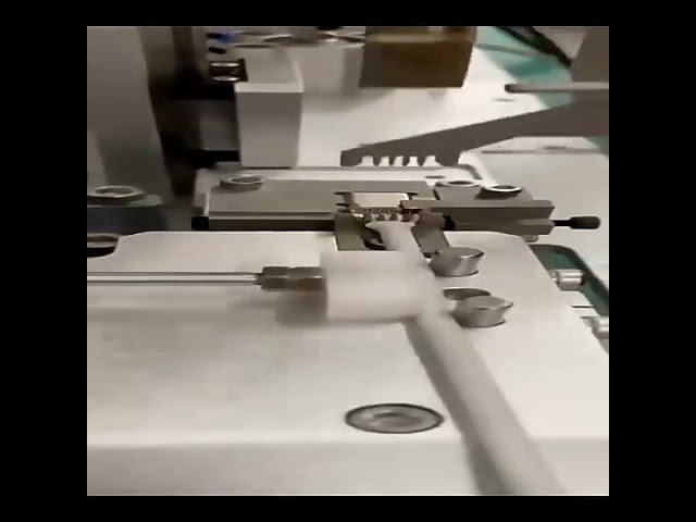 Semi Automatic Soldering Machine   with Wire Stripping Function USB Data Cable #factory #machine