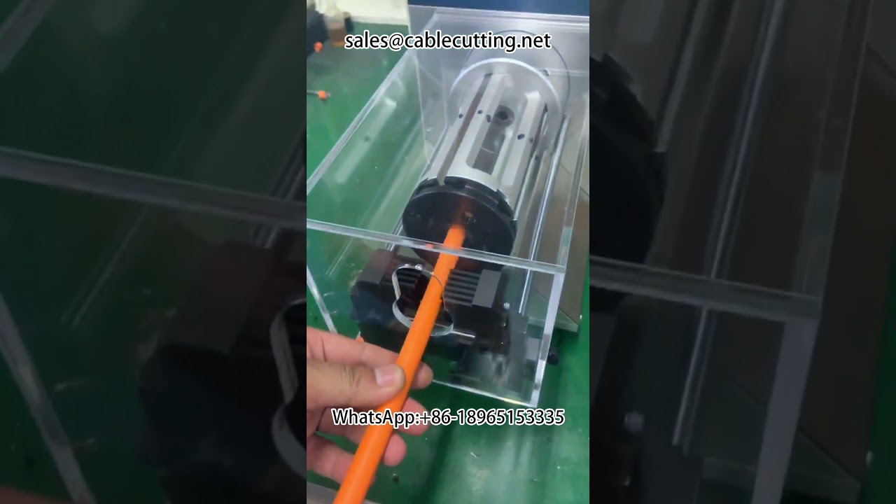 Αυτόματη μηχανή απογύμνωσης ομοαξονικών καλωδίων | Αυτοματισμός εργοστασίου | Επεξεργασία καλωδιοταινιών