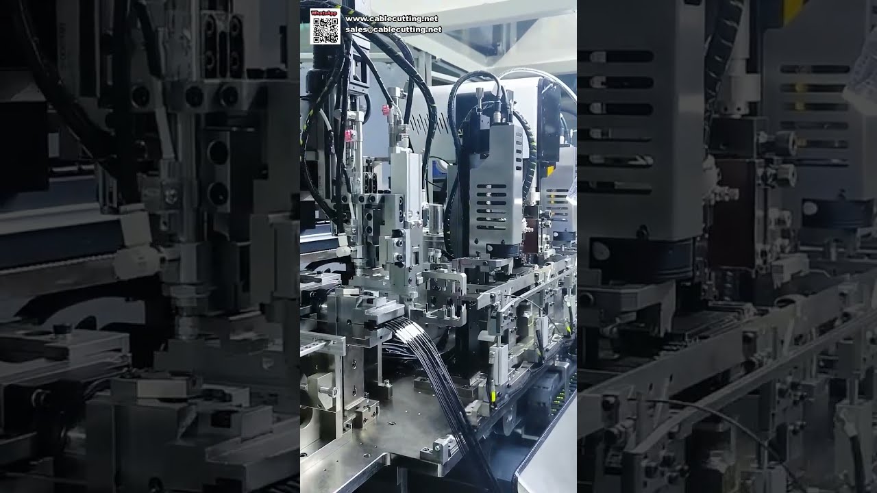 Professional Automated Terminal Crimping and Connector Housing Insertion Machine