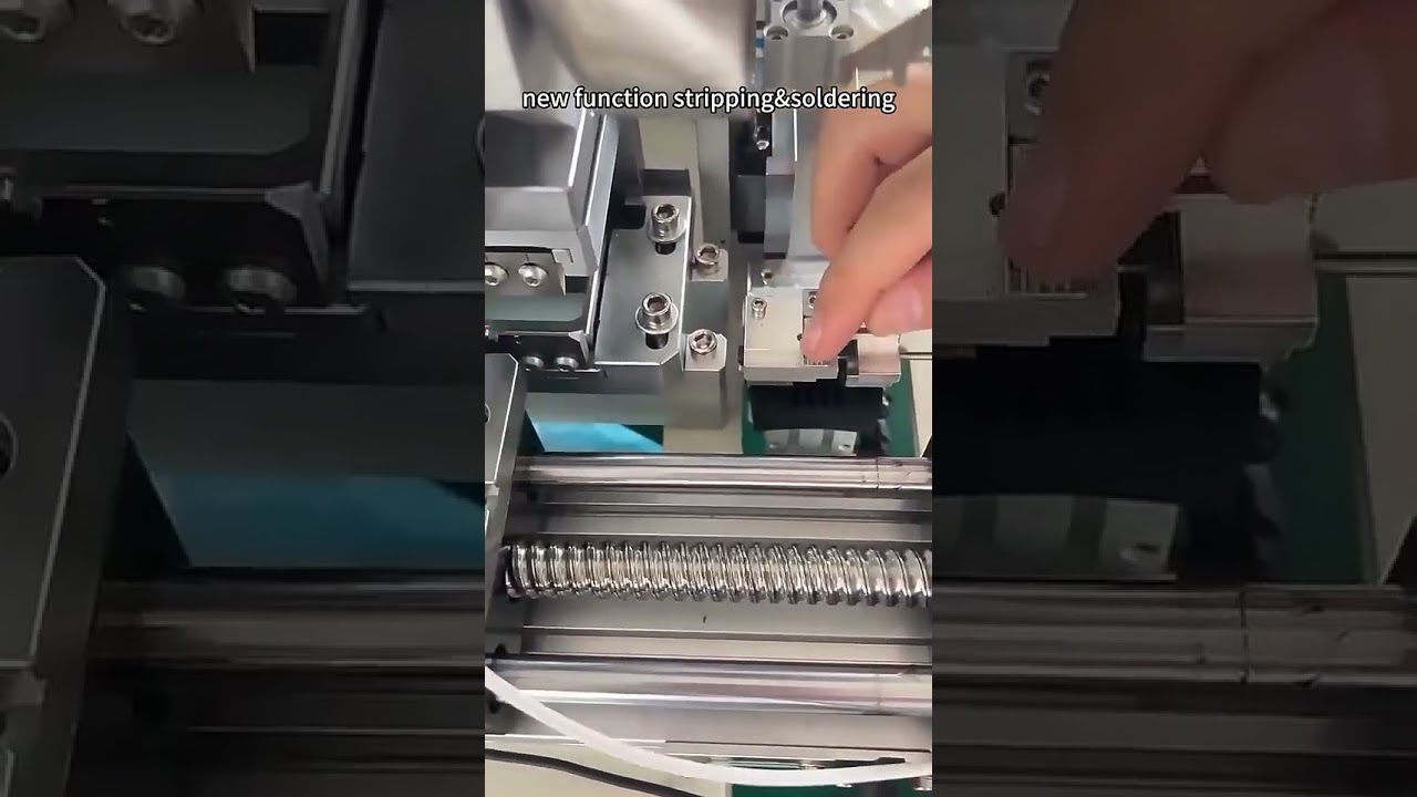 Μηχανή Κατασκευής Καλωδίων USB Type-C | Ημιαυτόματη Απογύμνωση & Συγκόλληση