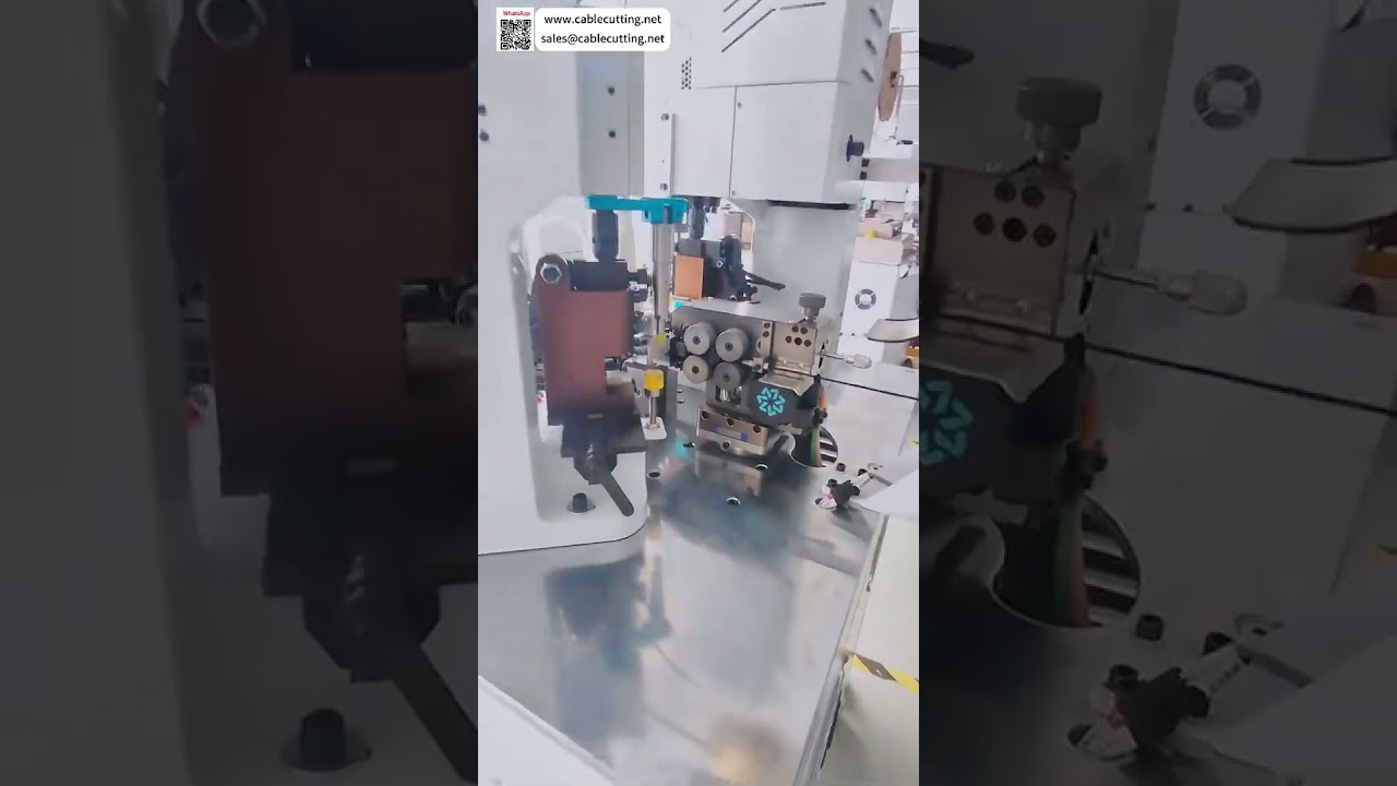 High Temperature Hot Stripping Hot Cutting & Wire Ironing Harness Machine  Cable Processer