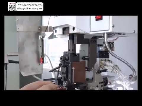Semi Auto Multi Core Sheath Cable Stripping & Crimping Machine  Smart EV Harness Process M