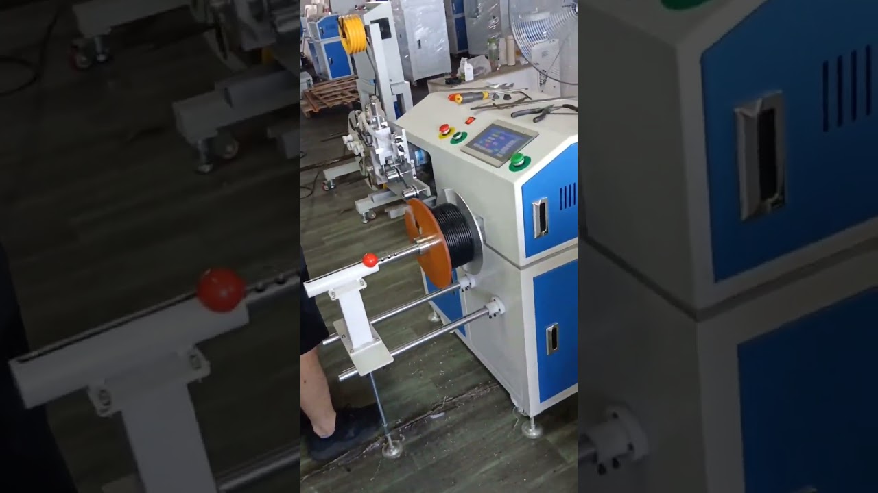 Automatic Meter Counting, Sorting, Cutting & Coiling Machine with Precise Metering #factory #machine