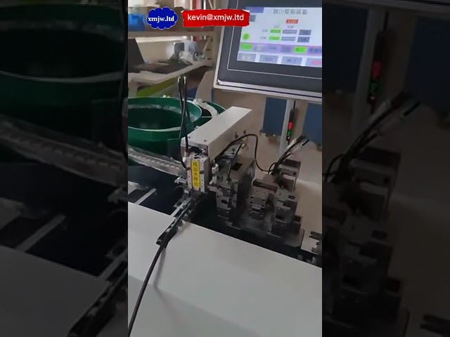 Semi Automatic Rj 45 Network Wire Crimping Machine With Vibration Plate