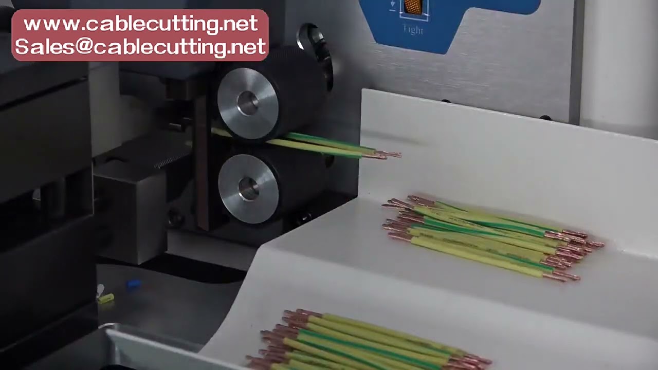 904N 904NB Automatic Touch Screen Peeling Stripping Cutting Machine Single Or Double Wires With Twis