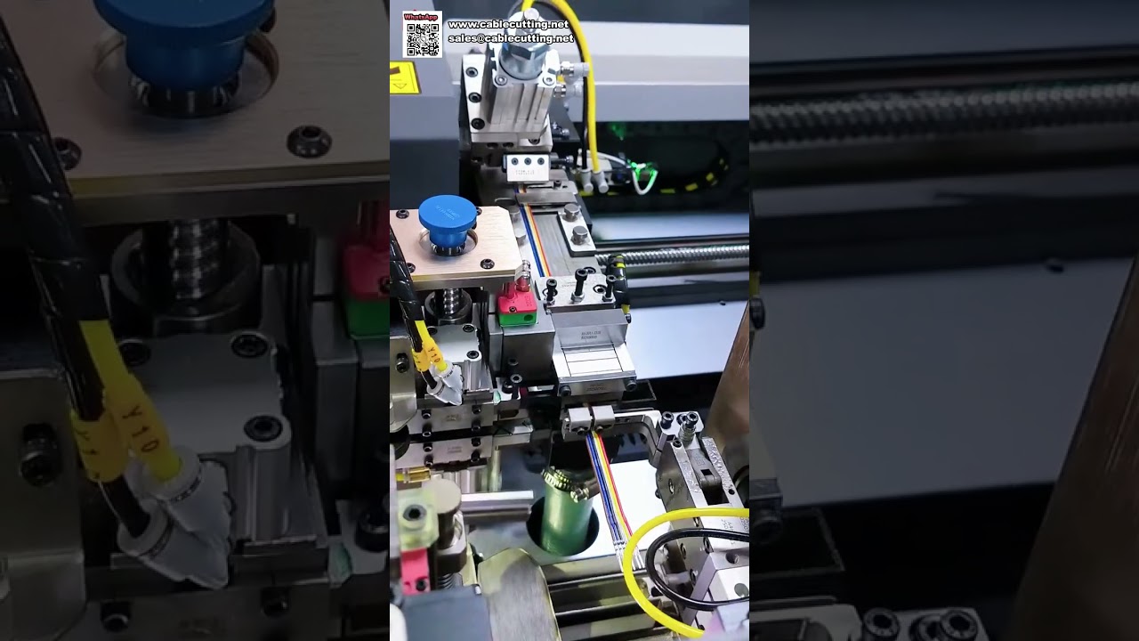 Automatic Ribbon Cable Terminal Crimping Machine for Single Double End Crimping and Tinning