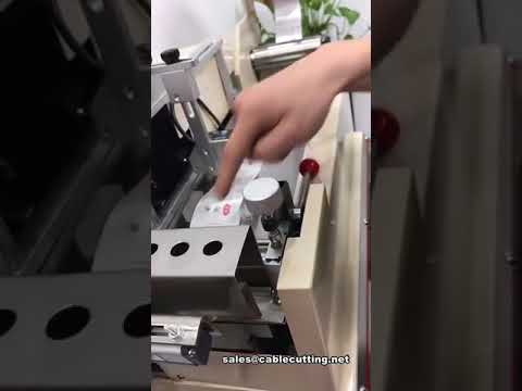 Automatic high speed label cutting machine, operate Manualwoven label cutting machine