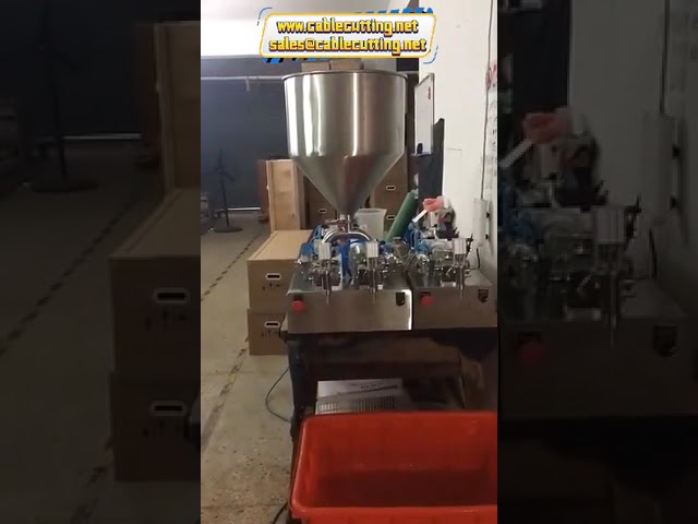 Δίδυμο ακροφύσιο πλήρωσης παχύρρευστων υγρών: λάδι, μέλι, φυστικοβούτυρο, καλλυντικά, σάλτσα