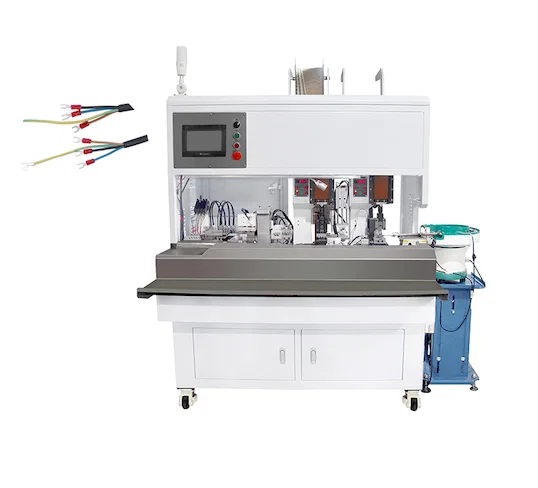 Auto Πολυ-Ακροδέκτης Καλώδιο Crimping WPM-555 - Μηχανή απογύμνωσης και πτύχωσης