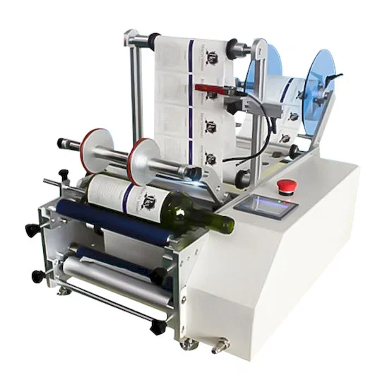 Semi-Auto Round Bottle Labeling Μηχανή WPM-7160