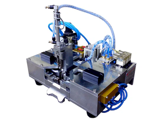 Διπλός Sided Μηχανή απογύμνωσης καλωδίων WPM-903 - Ημιαυτόματη μηχανή βούρτσας καλωδίων